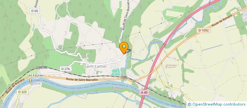 localisation de l'entreprise MADAME PATRICIA BRISET  AUBERIVES-EN-ROYANS