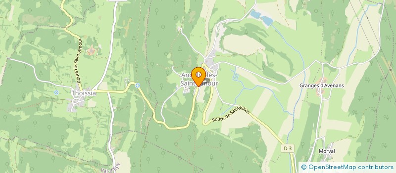 localisation de l'entreprise MADAME PATRICIA BROTTES  ANDELOT-MORVAL