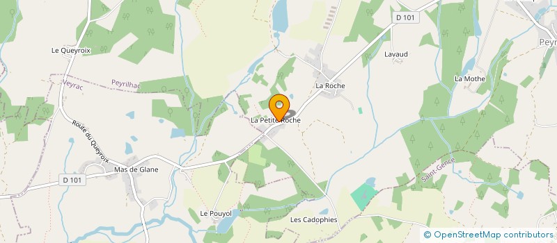 localisation de l'entreprise MADAME PATRICIA BRUN à PEYRILHAC