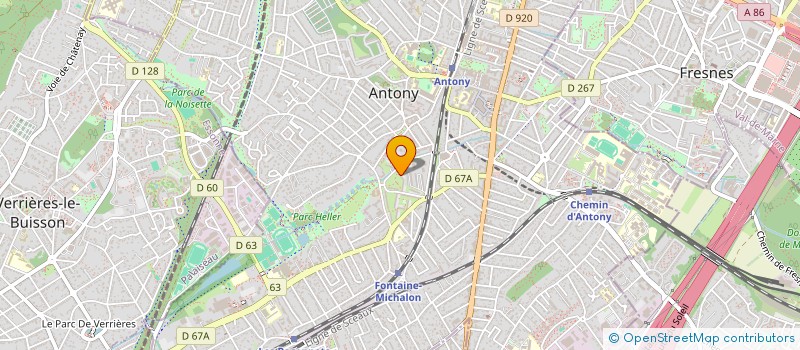 localisation de l'entreprise MADAME PATRICIA BRUNEAUX à ANTONY