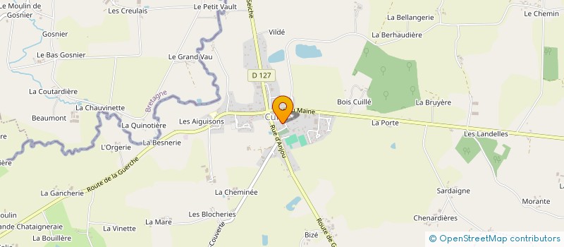 localisation de l'entreprise MADAME PATRICIA BRUNET  CUILLE