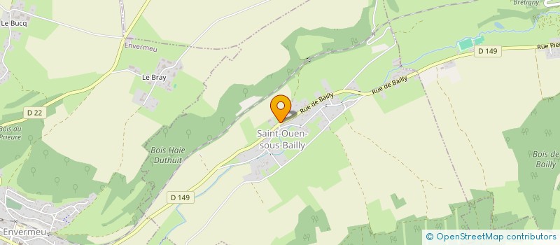 localisation de l'entreprise MADAME PATRICIA BRUXELLE  SAINT-OUEN-SOUS-BAILLY