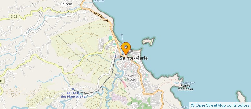 localisation de l'entreprise MADAME PATRICIA BULLOT à SAINTE-MARIE