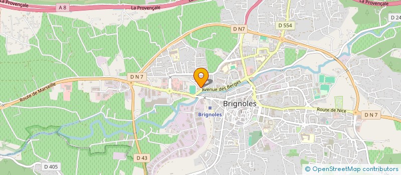 localisation de l'entreprise MADAME PATRICIA BUSCH à BRIGNOLES