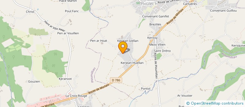 localisation de l'entreprise MADAME PATRICIA BUSCHLEN  TREDUDER