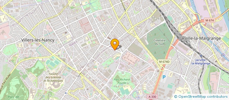 localisation de l'entreprise MADAME PATRICIA CABOCEL à VANDŒUVRE-LES-NANCY