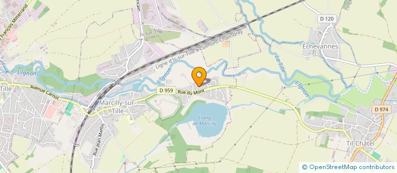 localisation de l'entreprise MADAME PATRICIA CAIRO  MARCILLY-SUR-TILLE