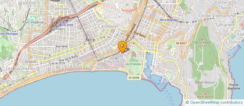 localisation de l'entreprise MADAME PATRICIA CAMBRA à NICE