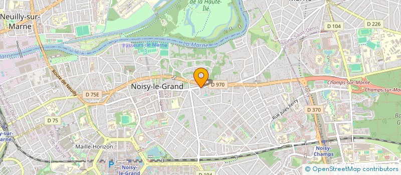 localisation de l'entreprise MADAME PATRICIA CAMPELLI à NOISY-LE-GRAND
