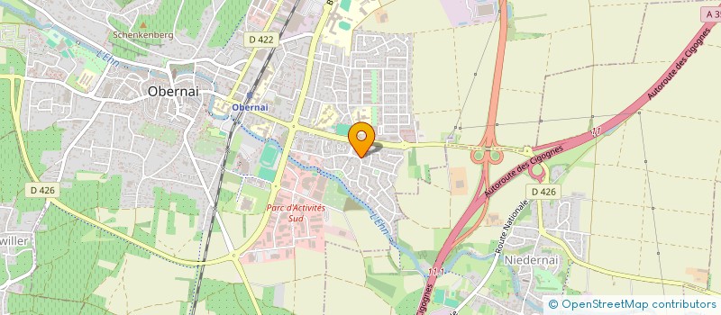 localisation de l'entreprise MADAME PATRICIA CANIVET  OBERNAI