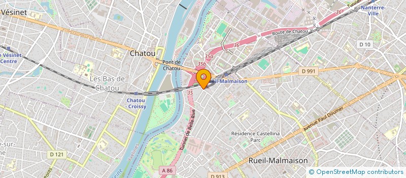 localisation de l'entreprise MADAME PATRICIA CARBONNIER à RUEIL-MALMAISON