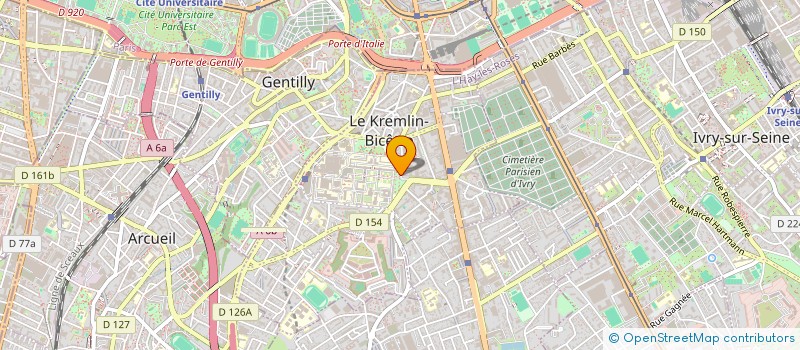 localisation de l'entreprise MADAME PATRICIA CARNELOS à LE KREMLIN-BICETRE