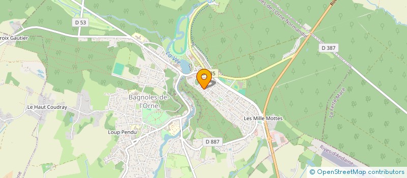 localisation de l'entreprise MADAME PATRICIA CAROSSINO à BAGNOLES-DE-L'ORNE-NORMANDIE