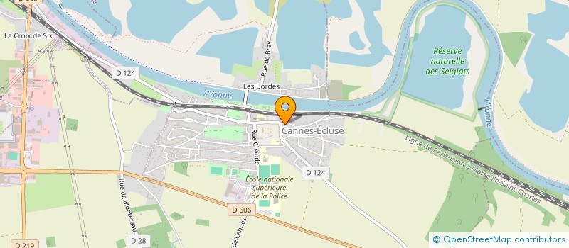 localisation de l'entreprise MADAME PATRICIA CARRARA  CANNES-ECLUSE