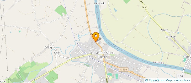 localisation de l'entreprise MADAME PATRICIA CARRERE  LABASTIDE-SAINT-PIERRE