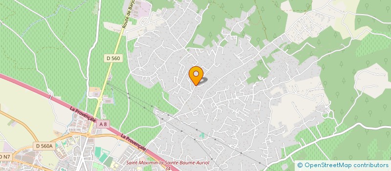 localisation de l'entreprise MADAME PATRICIA CARRETERO  SAINT-MAXIMIN-LA-SAINTE-BAUME