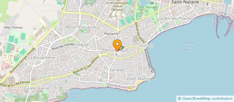 localisation de l'entreprise MADAME PATRICIA CARTERON à SAINT-NAZAIRE