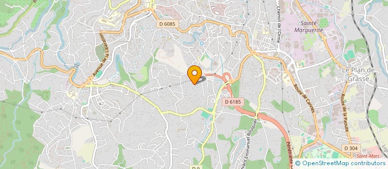 localisation de l'entreprise MADAME PATRICIA CARUSO  GRASSE