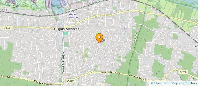 localisation de l'entreprise MADAME PATRICIA CARVALHO  GUJAN-MESTRAS