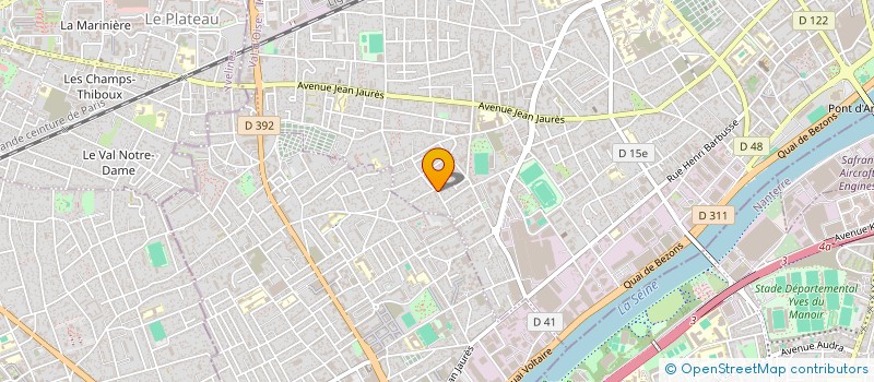 localisation de l'entreprise MADAME PATRICIA CASAS  ARGENTEUIL