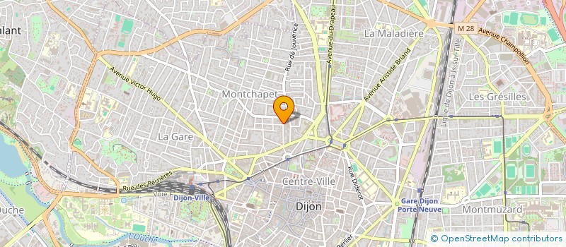 localisation de l'entreprise MADAME PATRICIA CASASREALES MARTIN à DIJON