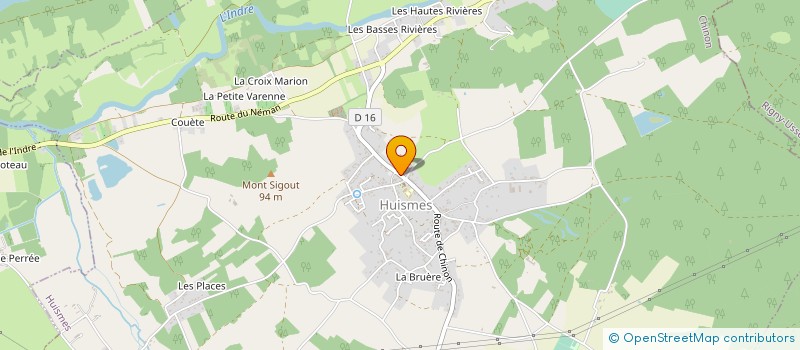 localisation de l'entreprise MADAME PATRICIA CASSEGRAIN  HUISMES