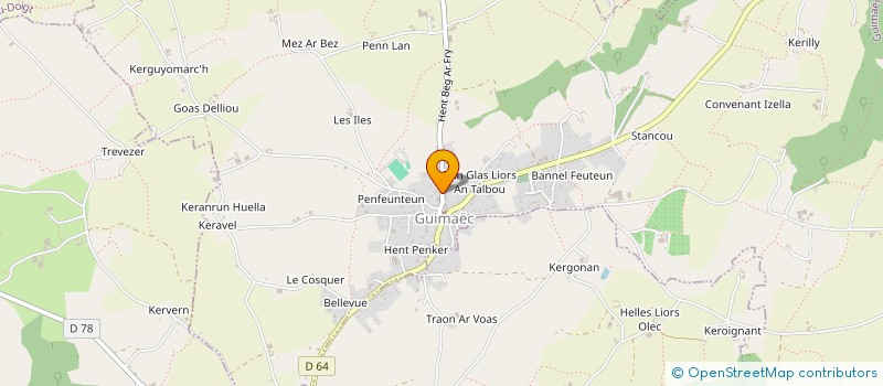 localisation de l'entreprise MADAME PATRICIA CASTEL  GUIMAEC