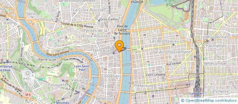 localisation de l'entreprise MADAME PATRICIA CAUBET  LYON