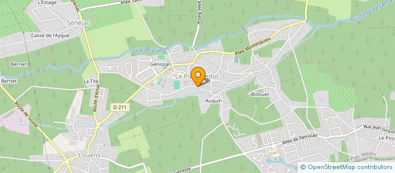 localisation de l'entreprise MADAME PATRICIA CAUSSE  LE PIAN-MEDOC