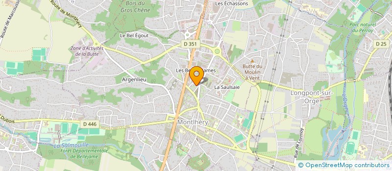 localisation de l'entreprise MADAME PATRICIA CAVELIER à MONTLHERY