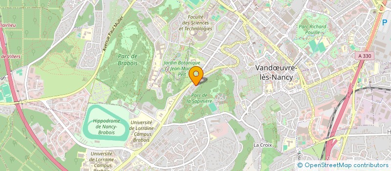 localisation de l'entreprise MADAME PATRICIA CAVIN à VANDŒUVRE-LES-NANCY