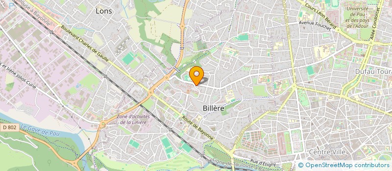 localisation de l'entreprise MADAME PATRICIA CAZABIEILLE à BILLERE