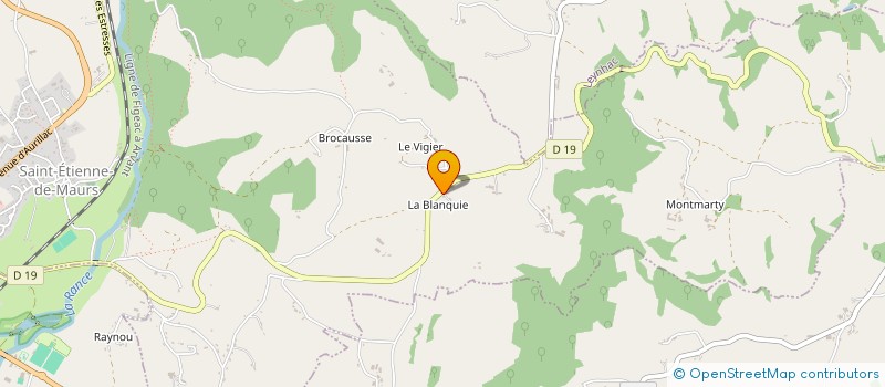localisation de l'entreprise MADAME PATRICIA CAZES à LEYNHAC