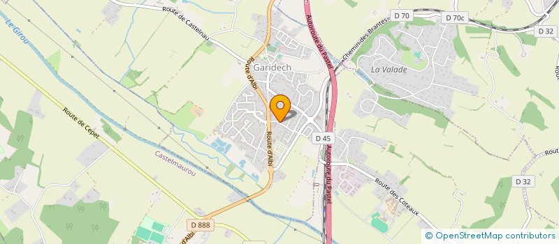 localisation de l'entreprise MADAME PATRICIA CAZOT  GARIDECH