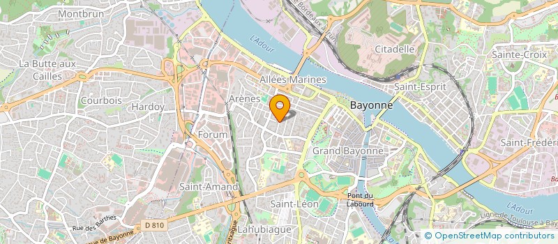 localisation de l'entreprise MADAME PATRICIA CECCON  AHETZE