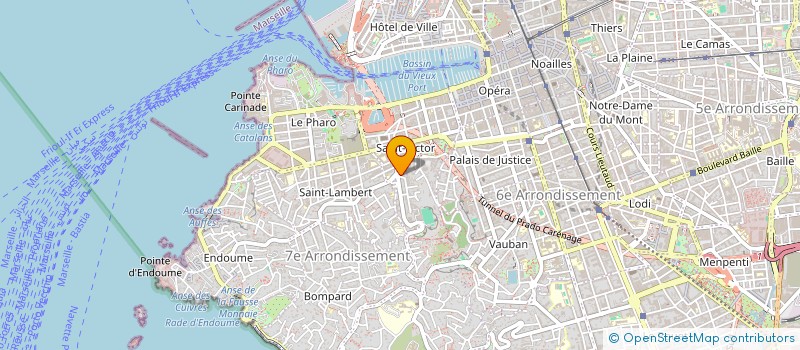 localisation de l'entreprise MADAME PATRICIA CERVI à MARSEILLE