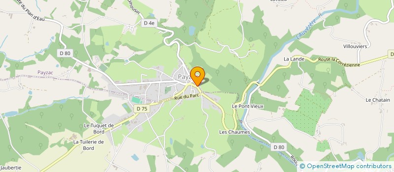 localisation de l'entreprise MADAME PATRICIA CHABANNE  PAYZAC