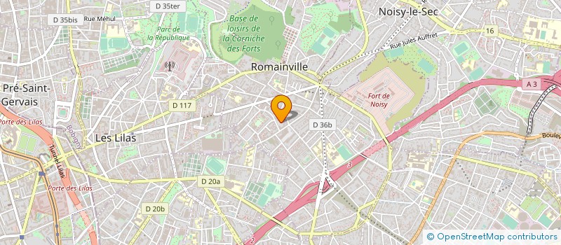 localisation de l'entreprise MADAME PATRICIA CHADEFAUX à ROMAINVILLE