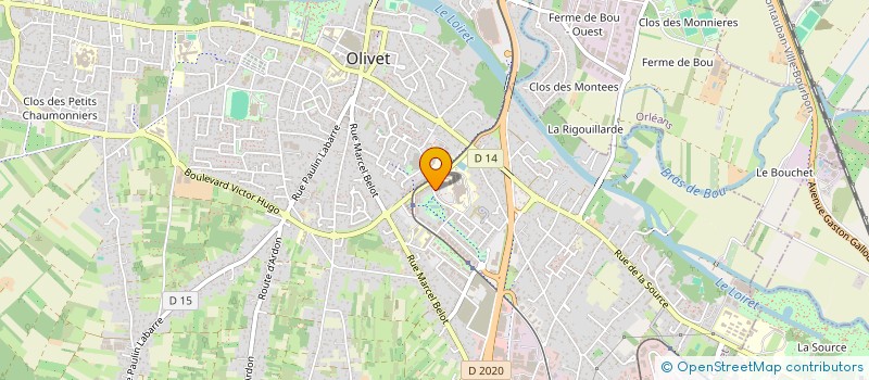 localisation de l'entreprise MADAME PATRICIA CHAMORRO CERON  OLIVET