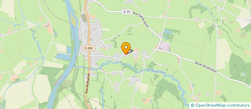 localisation de l'entreprise MADAME PATRICIA CHAMPMARTIN  POUILLY-SOUS-CHARLIEU