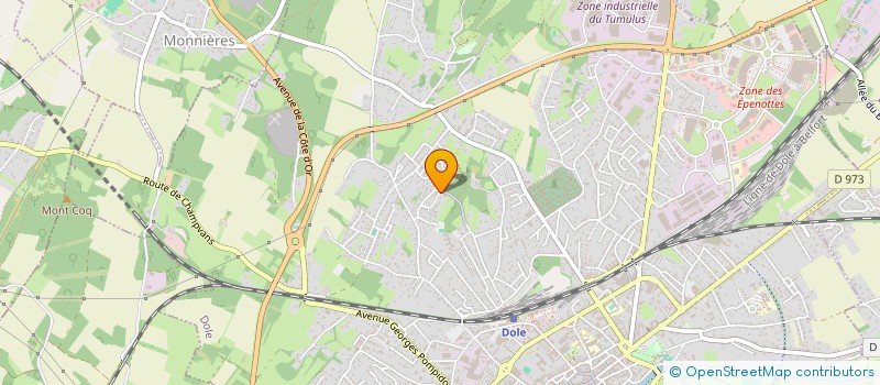 localisation de l'entreprise MADAME PATRICIA CHANTELAUZE à DOLE