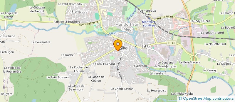 localisation de l'entreprise MADAME PATRICIA CHAPON  MONTFORT-SUR-MEU