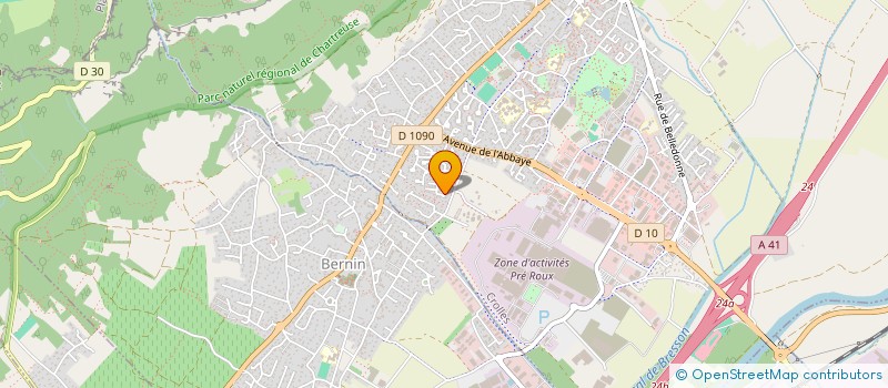 localisation de l'entreprise MADAME PATRICIA CHAPUY  CROLLES