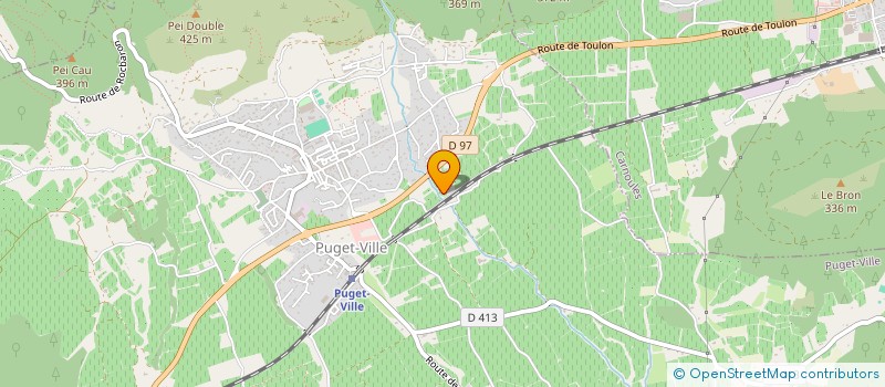 localisation de l'entreprise MADAME PATRICIA CHASTELAIN  PUGET-VILLE