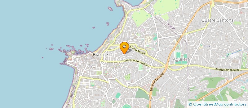 localisation de l'entreprise MADAME PATRICIA CHAUVELLIER  BIARRITZ