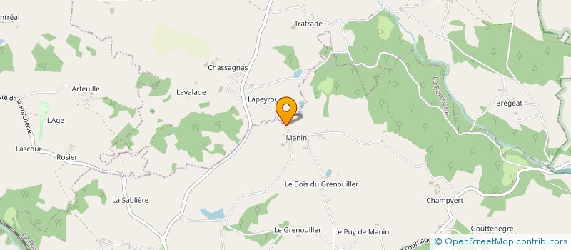 localisation de l'entreprise MADAME PATRICIA CHAUVET à SAINT-VITTE-SUR-BRIANCE