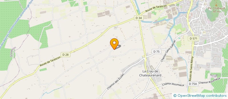 localisation de l'entreprise MADAME PATRICIA CHAUVET à CHATEAURENARD
