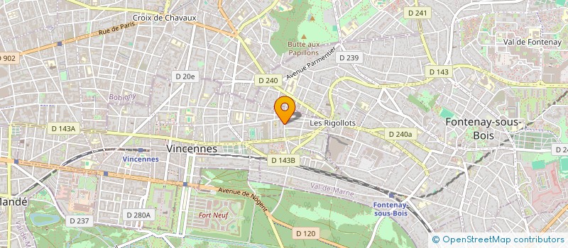 localisation de l'entreprise MADAME PATRICIA CHEMLA à VINCENNES