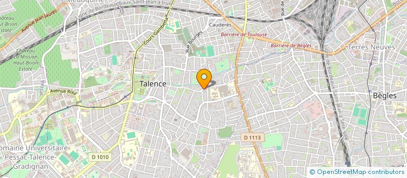 localisation de l'entreprise MADAME PATRICIA CHEVALIER à TALENCE