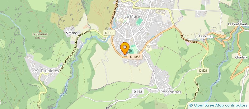 localisation de l'entreprise MADAME PATRICIA CHEVALLIER à LA MURE